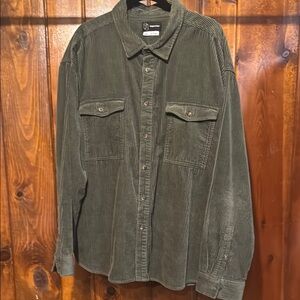 Original Use Olive Corduroy Shirt